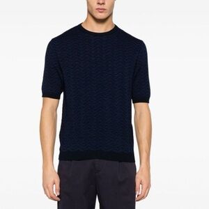 MISSONI NWOT Wave Pattern Crew Neck T-Shirt